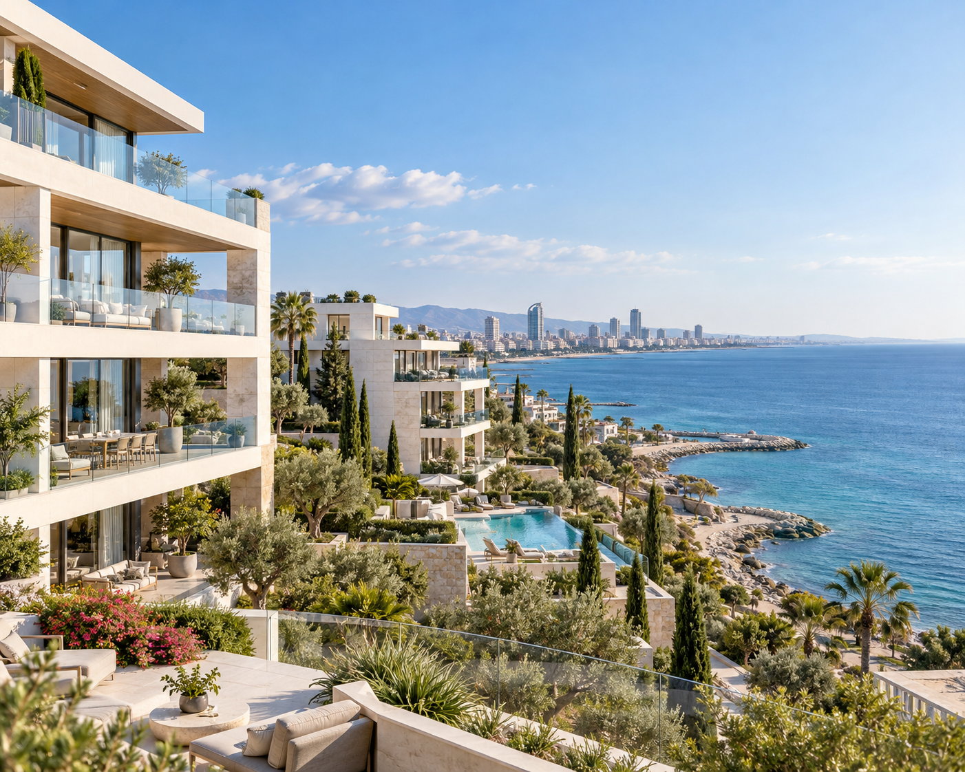 Seafront residential development in Cyprus